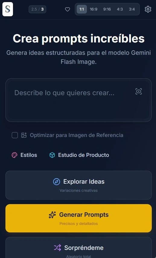Captura de Sintesia Prompter
